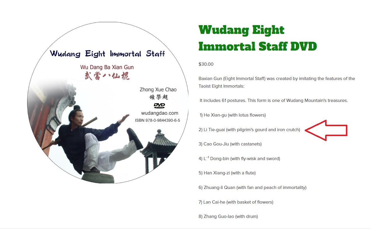 Eight Immortals staff