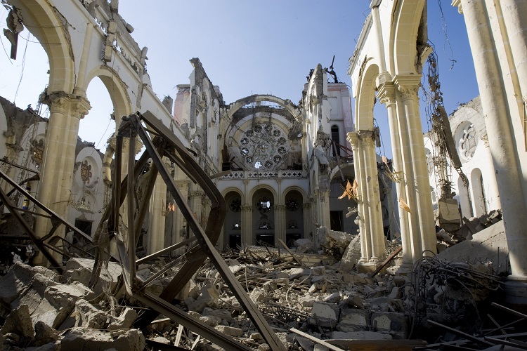 Port-au-Prince cathedral rubble