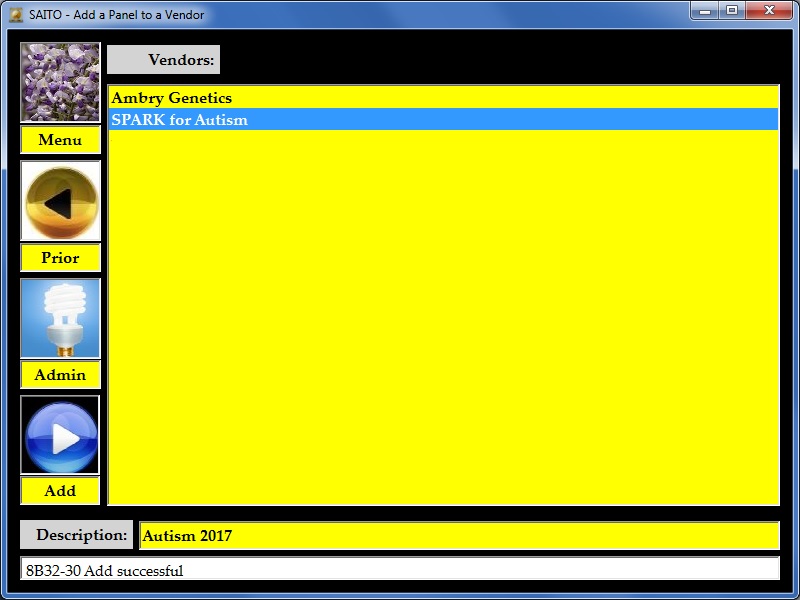 add DNA sequencing vendor panel