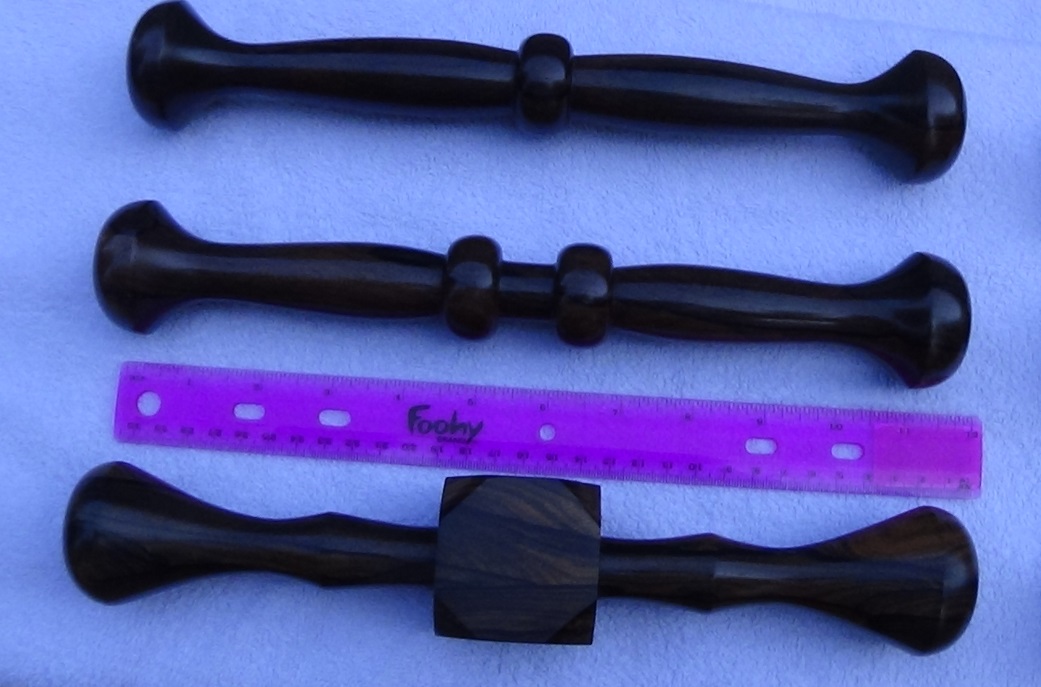 12 inch ziricote rulers